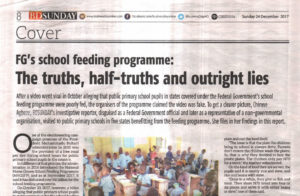 FG's school feeding programme: The truths, half-tuths and outright lies
