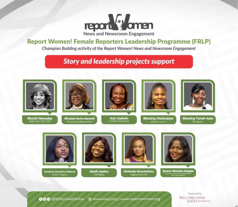 Nine Report Women fellows to execute story, leadership projects courtesy of WSCIJ