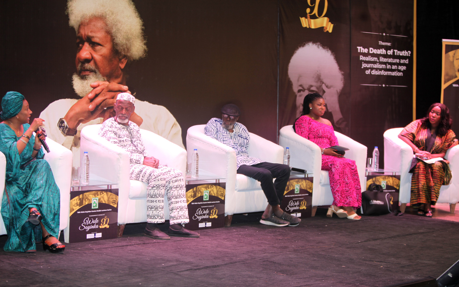 Wole Soyinka at 90 Lecture: Truth cannot die despite rising global disinformation - Jeyifo, Ahmed, others