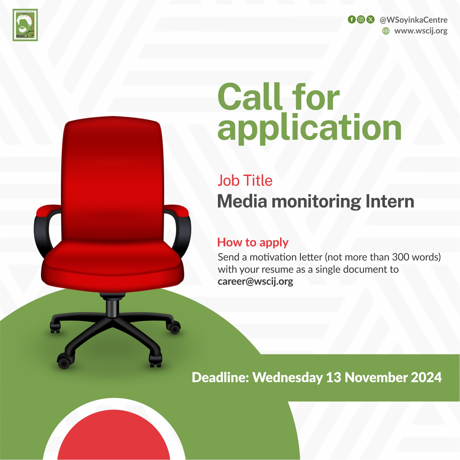 Monitoring call for application