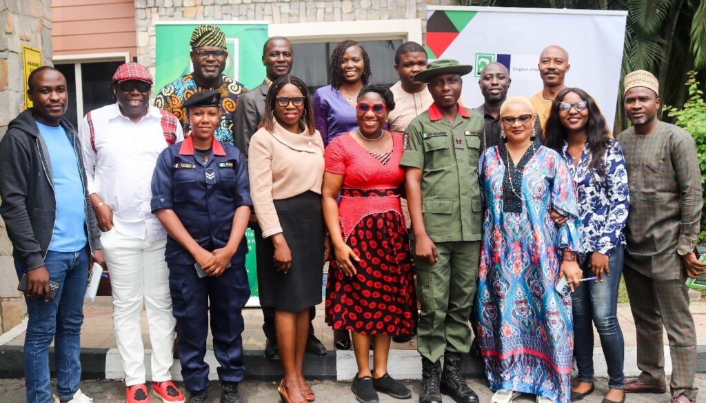 Group photograph of participants at the Stakeholders' Conversation on the 2023 Journalism and Civic Space Status Report