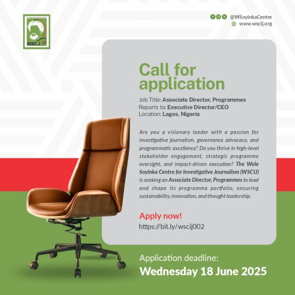Call for application: Associate Director, Programmes