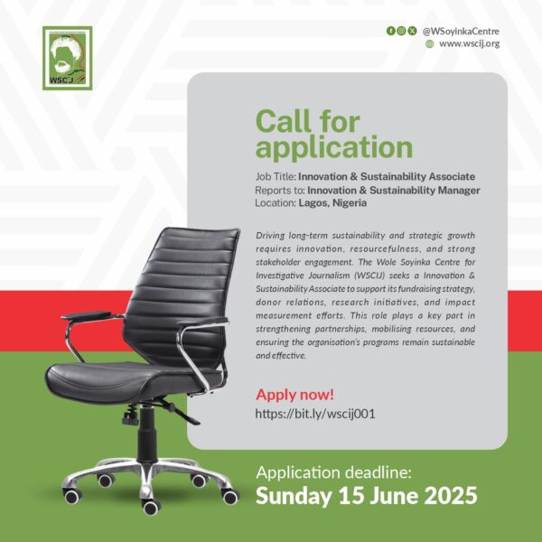 Call for application: Innovation & Sustainability Associate