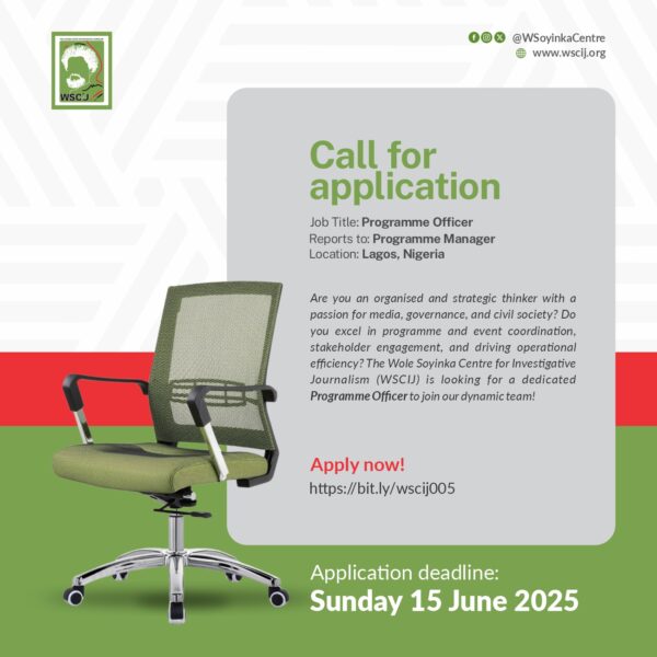 Call for application: Programme Officer