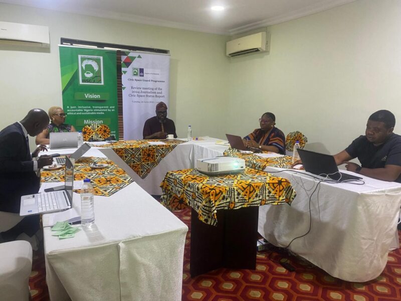 Stakeholders review 2024 Journalism and Civic Space Report ahead of launch