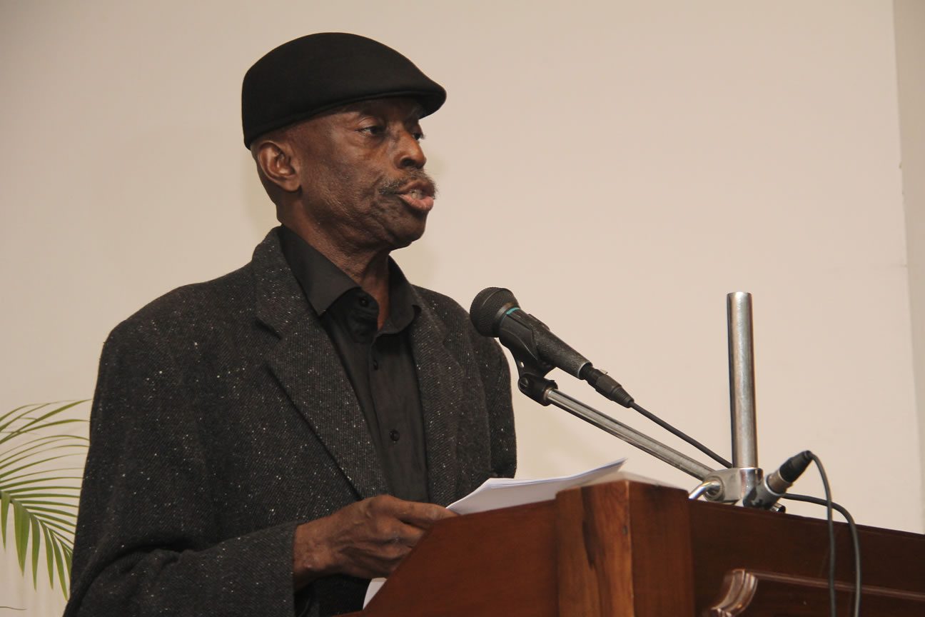 Biodun Jeyifo delivering the keynote address at Wole Soyinka Centre Media Lecture Series in 2013