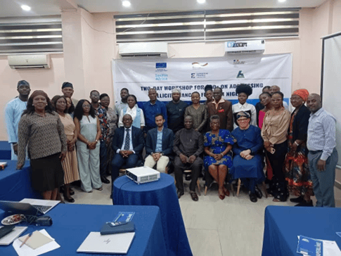Picture1 Group photograph of participants and resource persons at the two-day workshop organised by the Africa Network for Environment and Economic Justice (ANEEJ) for civil society organisations and media practitioners on addressing illicit financial flows (IFFs) in Nigeria.